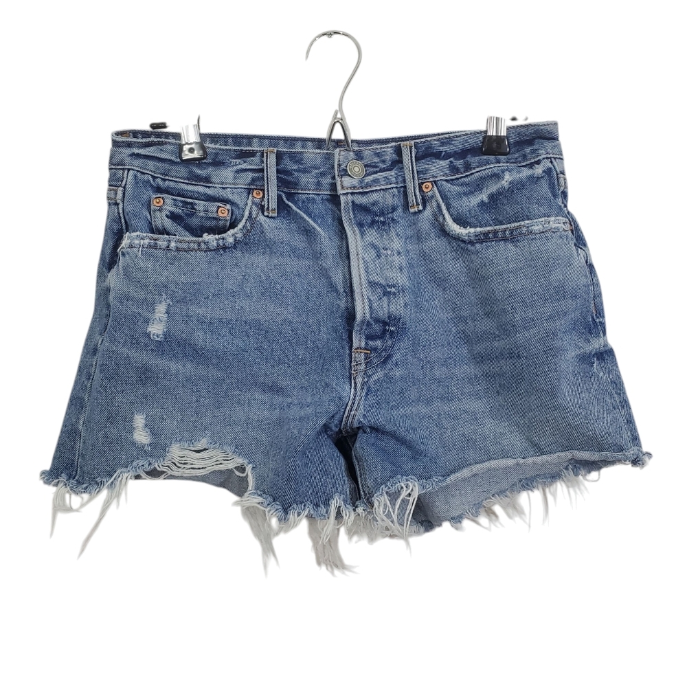 GRLFRND Helena Denim Jean Short in Stuck On You Distressed Size 27 Boho Festival